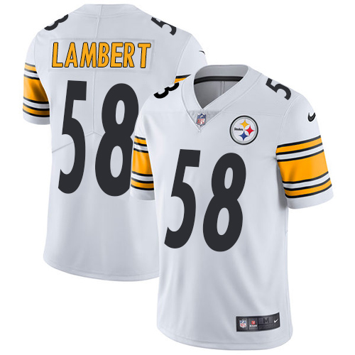 Nike Steelers #58 Jack Lambert White Youth Stitched NFL Vapor Untouchable Limited Jersey